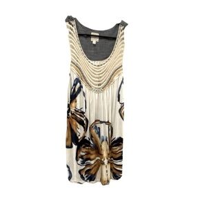 Anthropologie 1.9 1 September crocheted floral tank top sleeveless size small